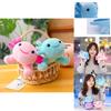 Adorable Cartoon Pink Axolotl Plush Doll Soft Stuffed Toy For Kids And Collectors