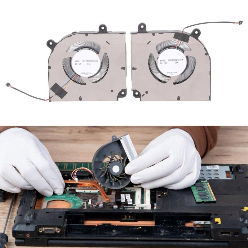 CPU Fan Cooling Fan High Efficiency Laptop Heat Dissipation DC5V 0.5A CPU GPU Fan For RMG2104 AJ 2021 3050 3060