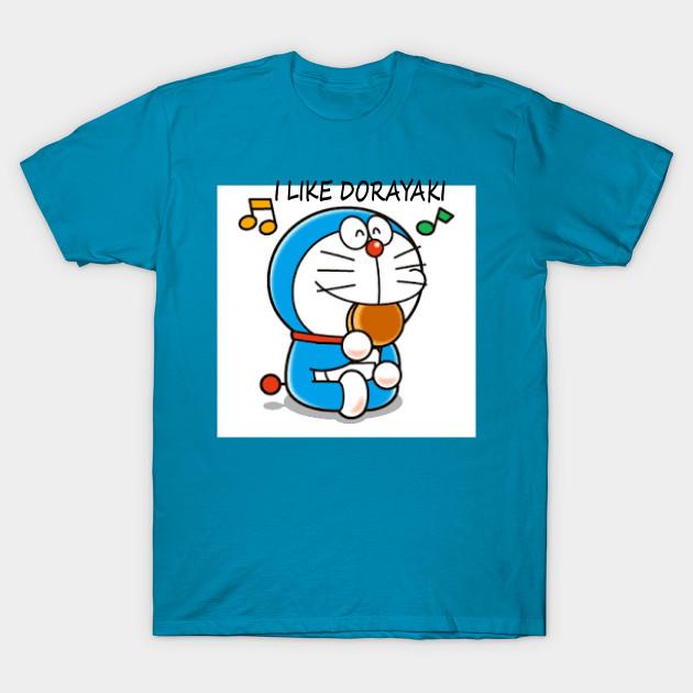 

Новая модная мужская футболка с принтом I Like Dorayaki, короткие рукава, футболки, повседневные 4XL кислотные синий