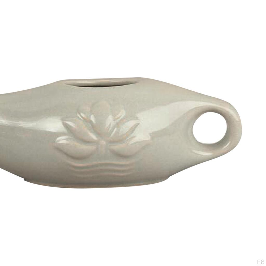 Ceramic Neti Pot Nasal Cleansing Nose Wash Irrigator for Rinsing