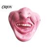 Funny Latex Masque Halloween Half Face for Adults, Scary Horror Party Cute Expression Cosplay Props with Elastic Strap Cosplay, Carnival Costume,