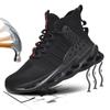 Fashion Unisex Breathable Safety Work Shoes Anti-smash Anti-puncture Labor Insurance Footwear for Men Women Sneakers Safety Boots Hiking