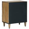 Bedside Table Brown 50 x 33 x 60 cm Solid Mango Wood