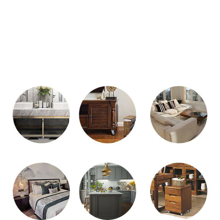 1-3 Inch Silent Swivel Caster Wheels with Brakes for Furniture and Trolleys