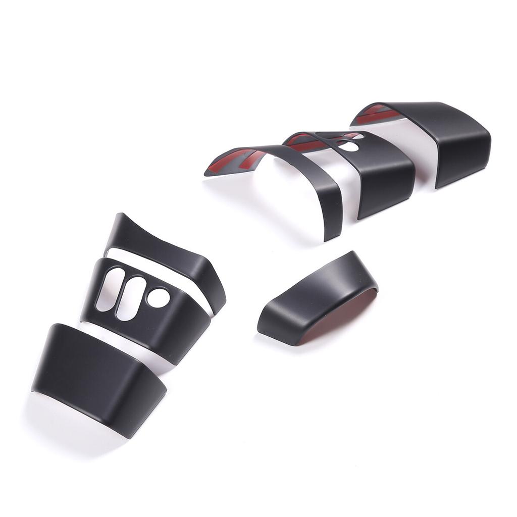 Matt Black For Toyota FJ Cruiser 2007-21 Steering Wheel Button Cover Trim