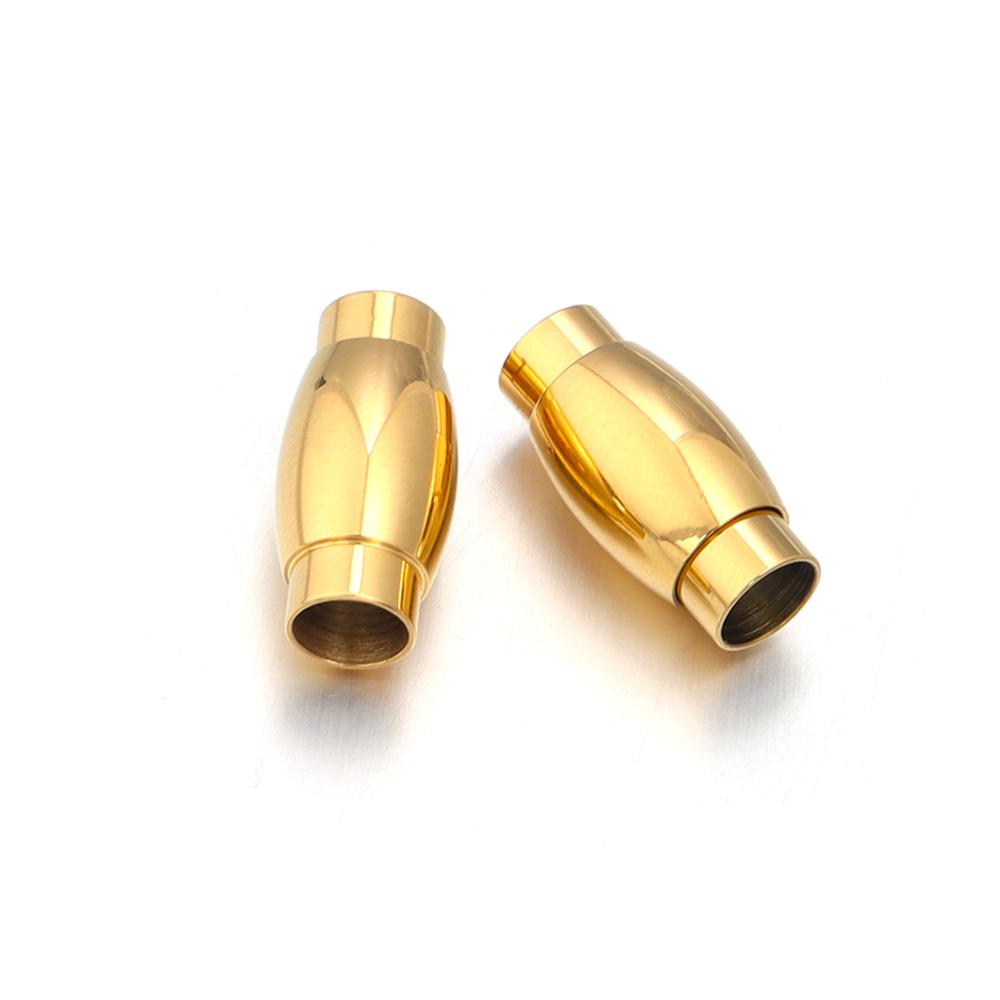 2pcs Stainless Steel Magnetic Clasps Magnet Hook Jewelry Findings Fit 6mm Leather Bracelet Magnetic Clasp DIY Jewelry Making