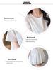 Maternity Summer 2026 Korean Style Embroidered Chiffon Doll Shirt and Belly Support Shorts Set