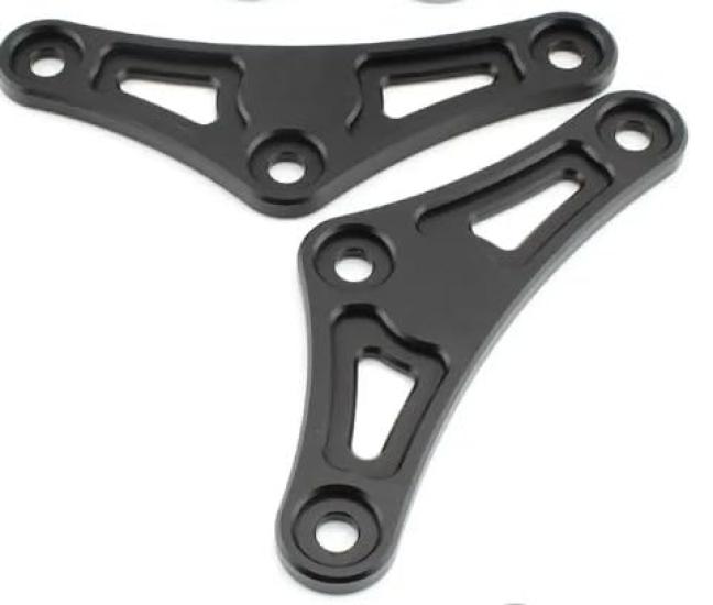 Lowering Link Plate Kit for CNC Aluminum Black Anodized Z900/Z900RS (30mm Lowering) -