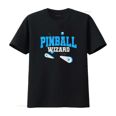 Flippermaschine Spiel Spieler T-Shirt vintage gewaschen Designer Kleidung Grafik Oberteil Für den Alltag Streetwear Stilvoll Lässig