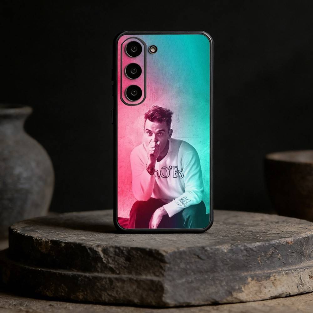 Singer R-Robbie W-Williams Phone Case For Samsung Galaxy A13,21s,22,31,32,52,53,71,72,73,Soft Black Cover