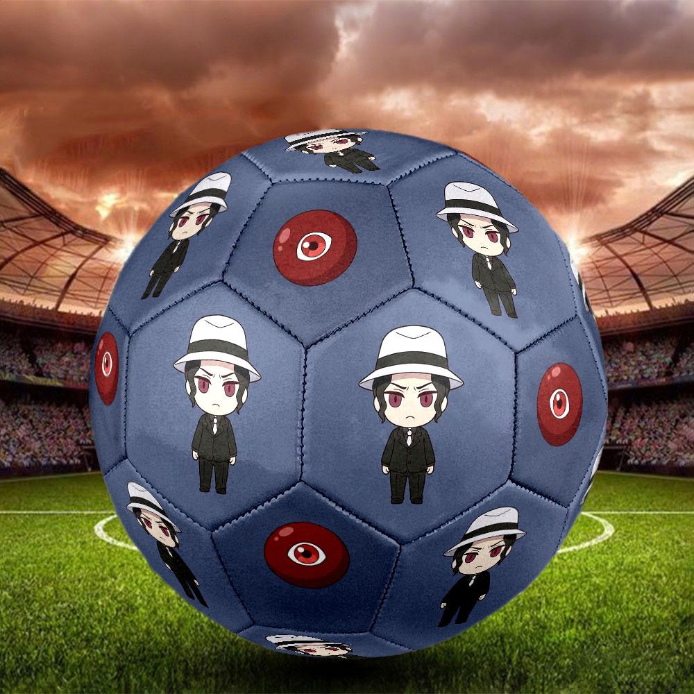 1pc Demon Slayer Kimetsu no Yaiba Soccer Ball Size 5 Indoor Soccer Ball Fashion Colorful Backyard Game - Great For Sports Fans Gift HE17