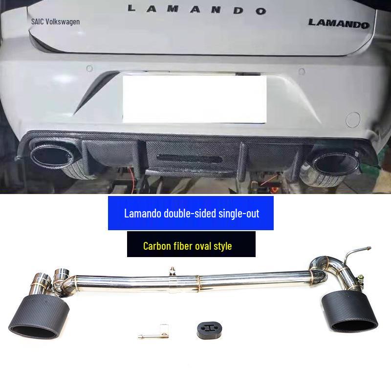 Volkswagen CC Lamando exhaust mods: dual, quad, stainless steel, carbon fiber, black tips.