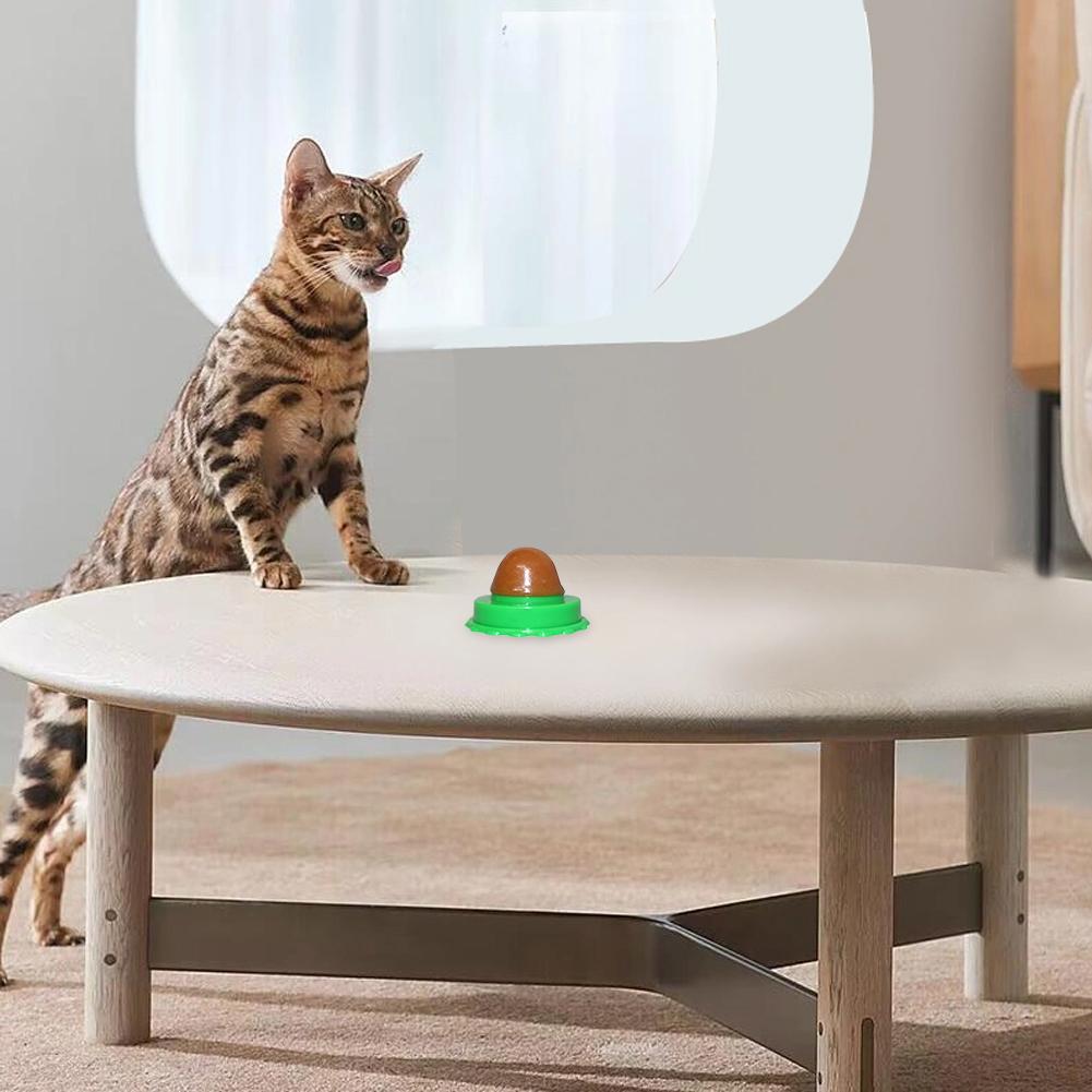 5/10 Peças Bola de Catnip para Parede Nutrição Saudável Lambível Catnip para Gatos Bola de Açúcar para Gatos Petisco Guloseima em Bola para Ajudar na Digestão