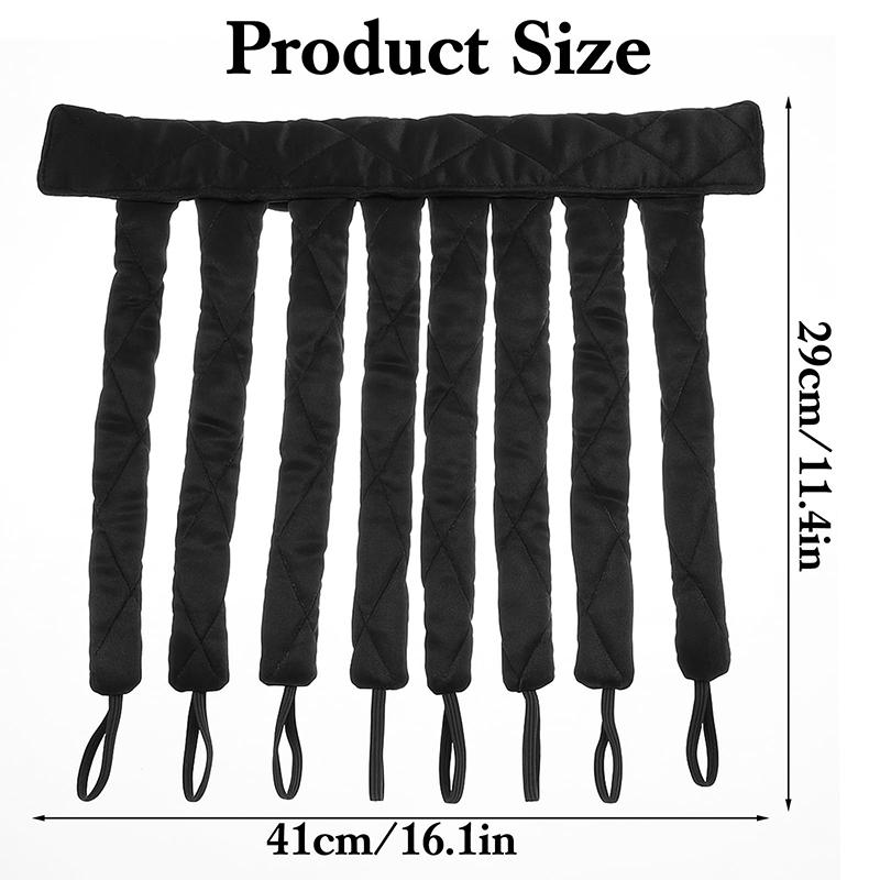 Heatless Curls Headband Adjustable Heatless Hair Curler, Removable Claw Design No Heat Curling Rod Headband Lazy Hair Curler