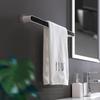 Ecoco No-Drill Bathroom Storage Shelf with Towel Bar