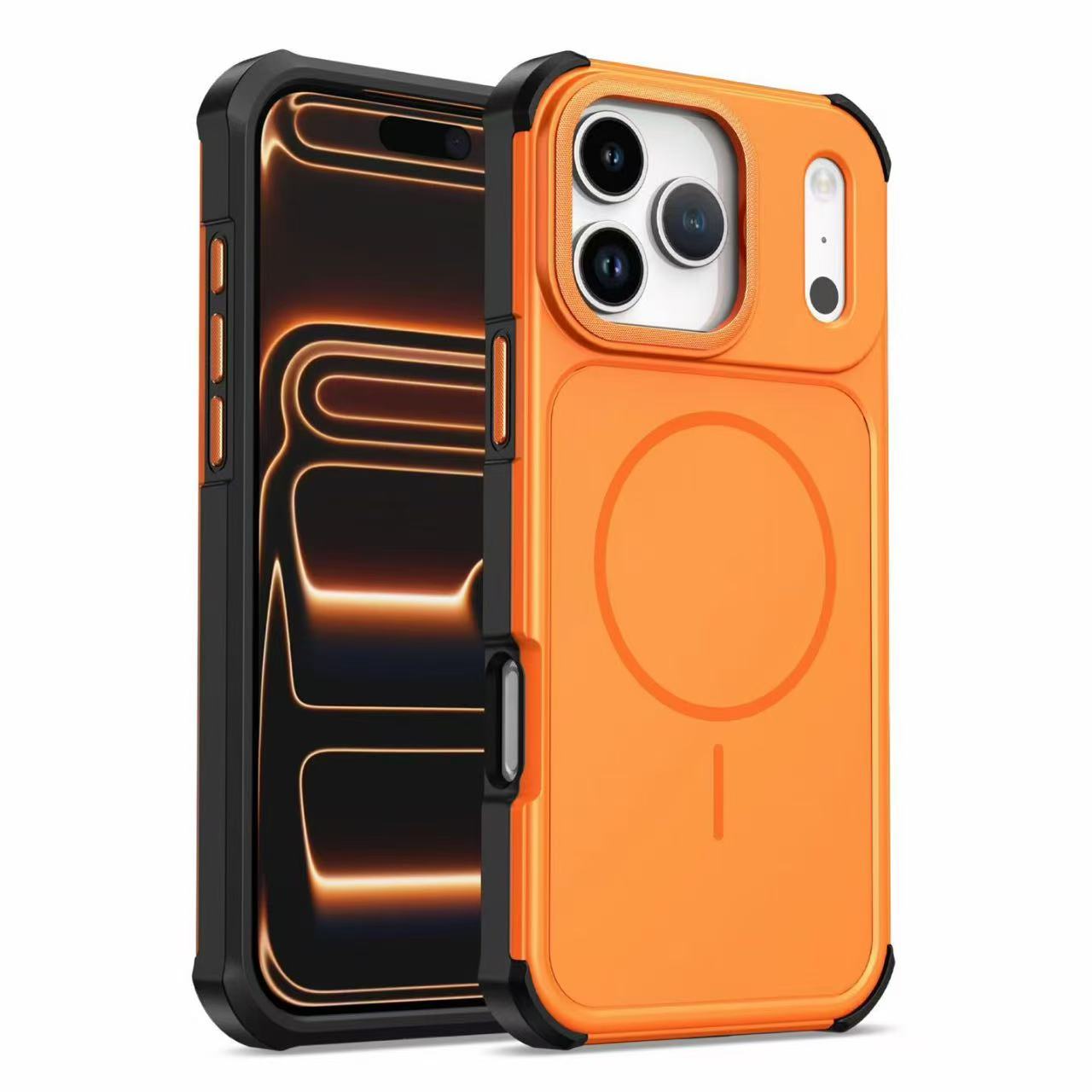 

For MagSafe Phone Case For iPhone 17 16 15 14 Plus 13 12 11 Pro Max Air 17E 16E Shockproof Heavy Duty Magnetic Matte Armor Cover iPhone 13