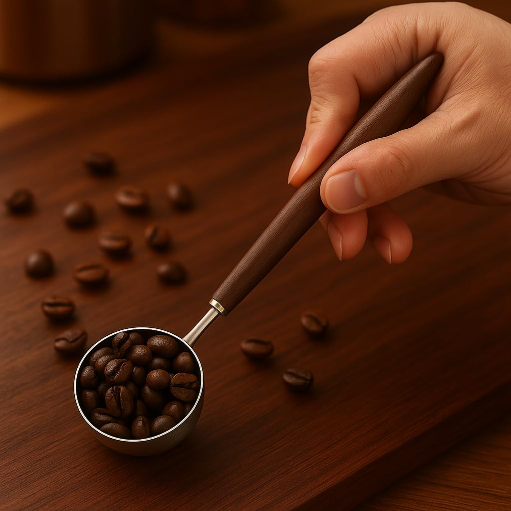 304 Stainless Steel Measuring Spoon, Long Handle, Coffee Measuring Spoon, Seasoning Spoon, Soup Spoon, Kitchen Baking Supplies, Suitable for