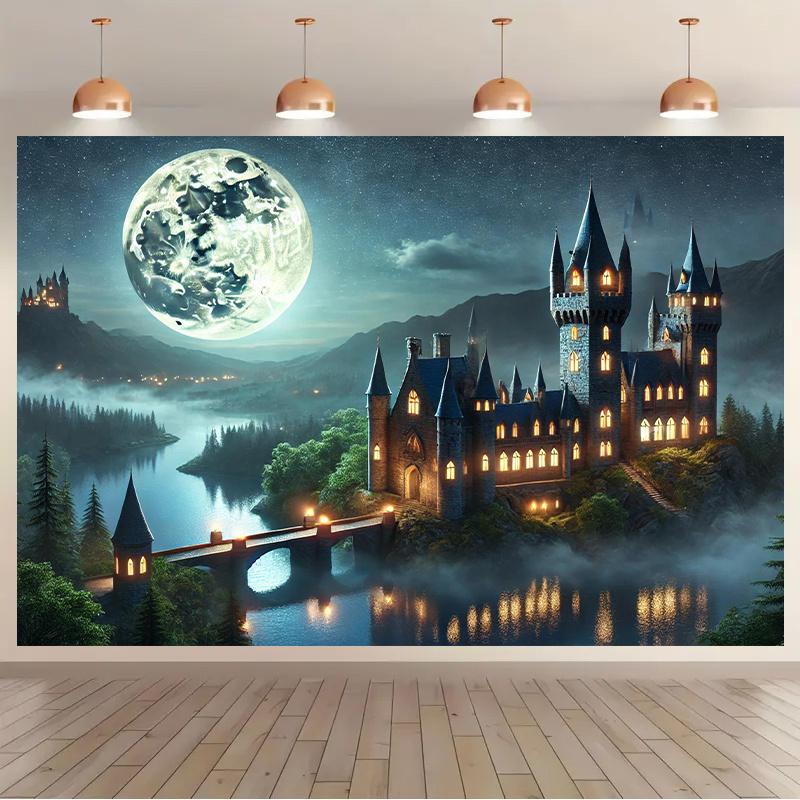 1 piece dream castle background fabric multi-functional background wall decoration wall fabric