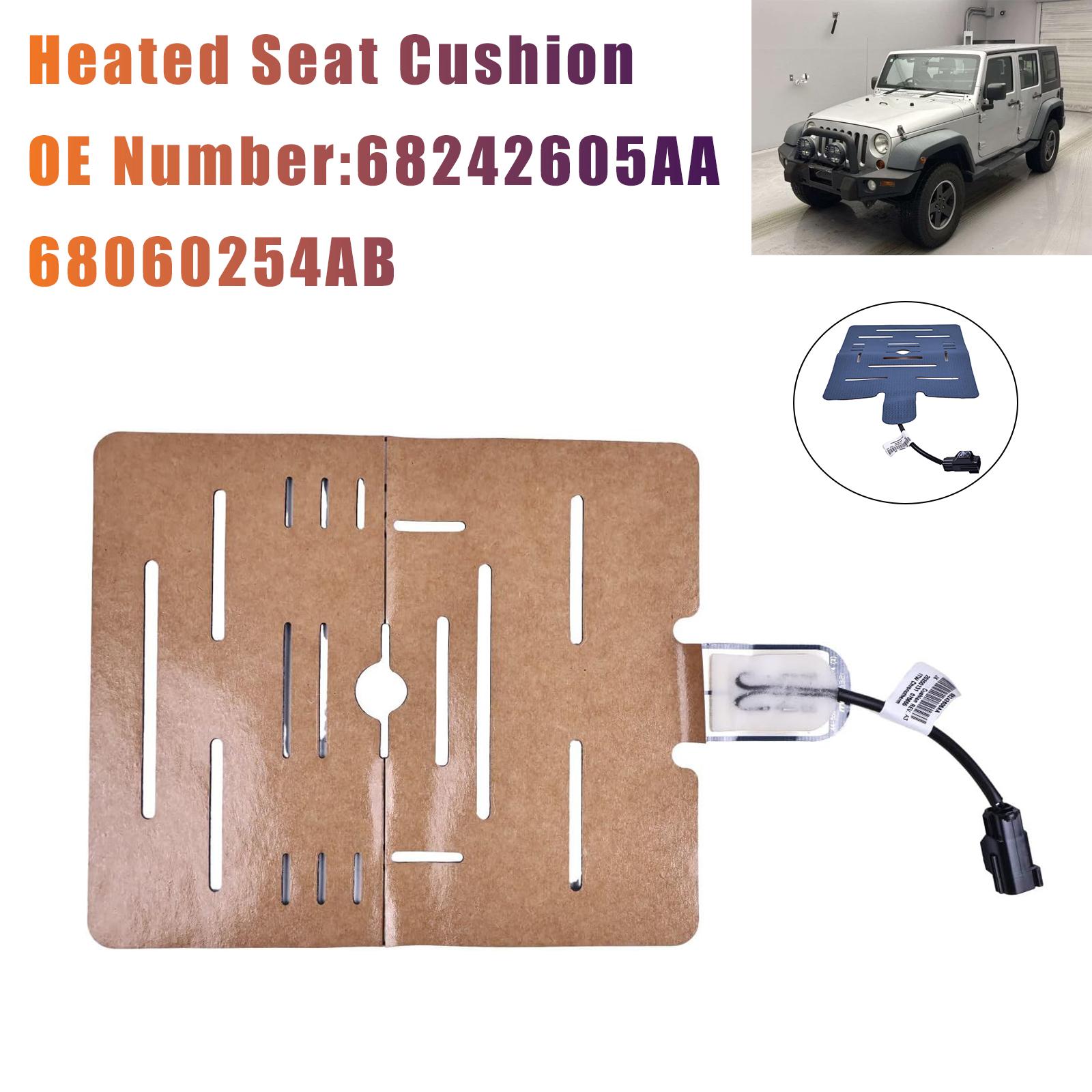 

Heated Seat Cushion 68242605AA 68060254AB For Jeep Wrangler 2011-2012