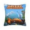 Federa Cuscino Stampata Grizzy e i Lemming Copricuscino Coperta Cuscino Caldo Arredamento Casa Quadrata Varie Misure