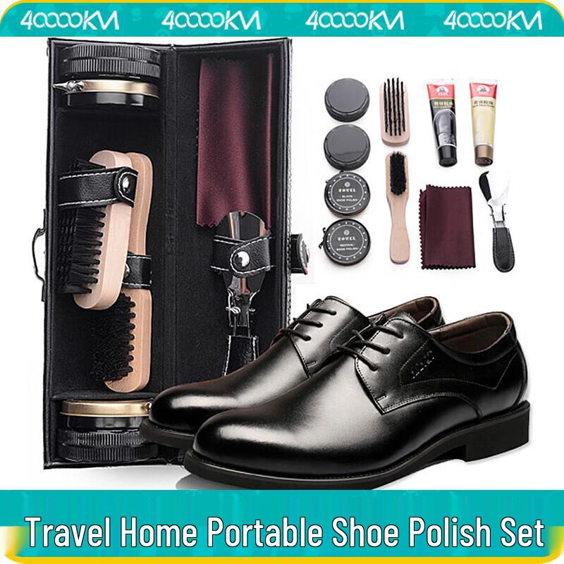 

Shoe Polish and Leather Care 11-Piece Set
