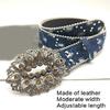 Rhinestones Buckle Belt for Woman Waist Decors Pants Belt Simple Belt Jeans Pants Decorative Belt Multiuse Waiststrap