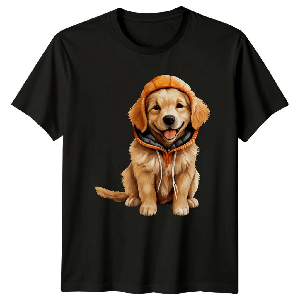 Golden Retriever Puppy Dogs Animals Unisexs TShirt Unisexs Tee Graphic Top