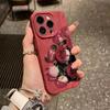 The New Pleats Are Suitable for Iphone17pro Mobile Phone Case Apple 15 Japan and Korea 14 Rose 13promax Foreign Trade 16x.