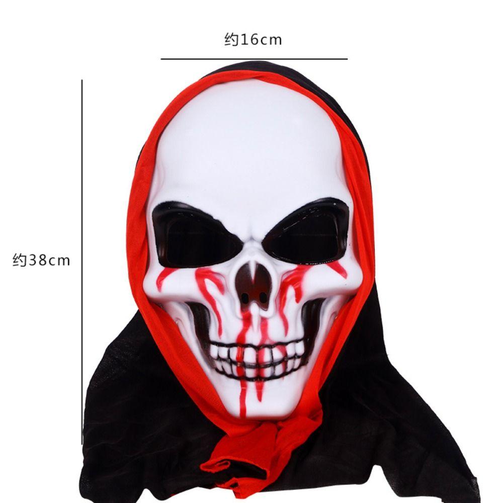 Dress Up Halloween Skull Mask Cosplay Full Face Mask Toy Skeleton Ghost Festival Mask  Girl