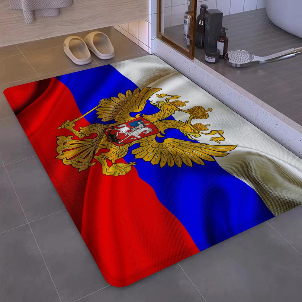 Russia Flag Floor Mat Entrance Door Mat Nordic Style Home Doormat Bathroom-Toilet Mats Bedroom Hotel Decor Mat
