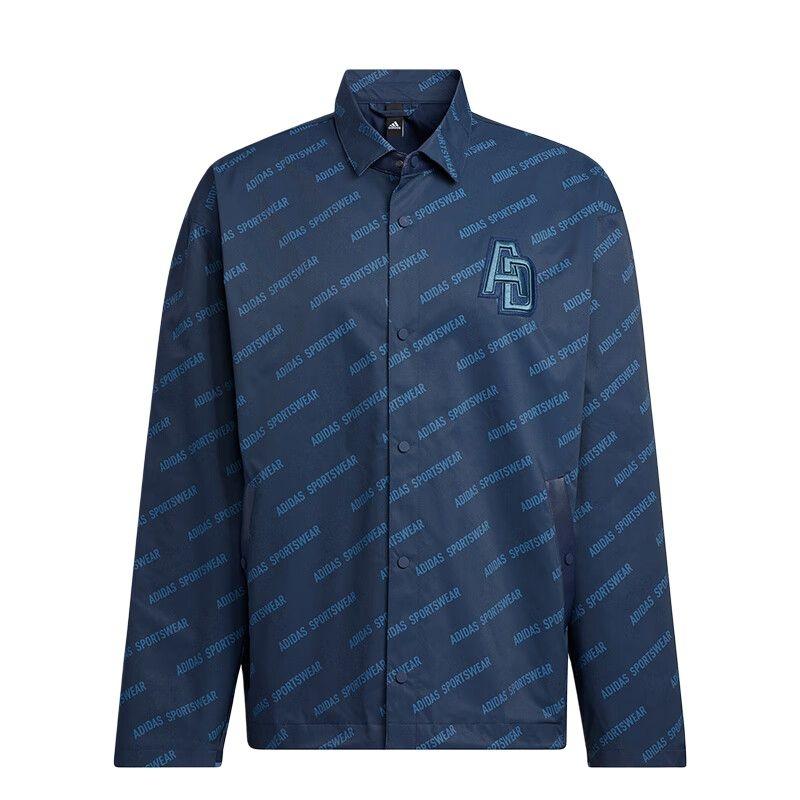 adidas Logo Monogram Jackets Navy Men s IB2749 XXL