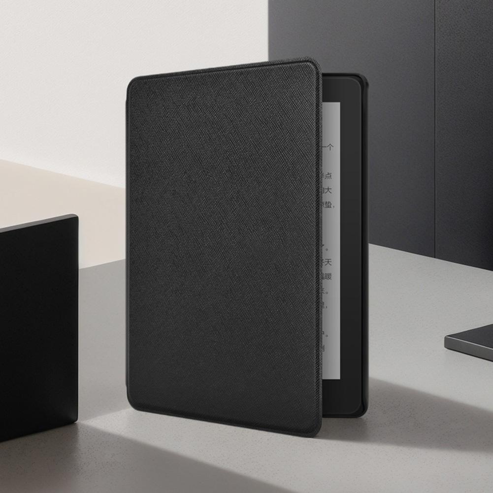 Protective Case with Auto Sleep Wake Smart Cover PU Leather Ebook Case for Kindle Paperwhite 12th Gen 2025 Released 7Inch rosa