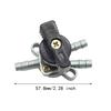 3 Way Fuel Tank Tap ATV Supplies 2 In 1 Out Fuel Gas Petcock Valve Switch for