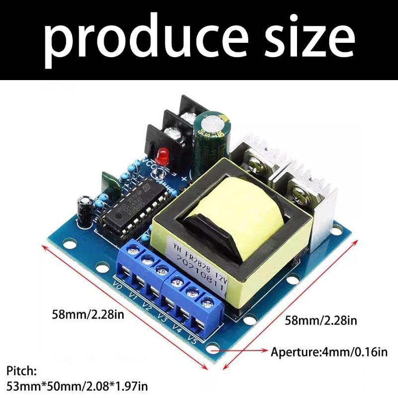 Power Inverter Board 150W High Frequency 220V Output Suitable for WiFi Player Avoid Inductive Loads Heat Dissipation