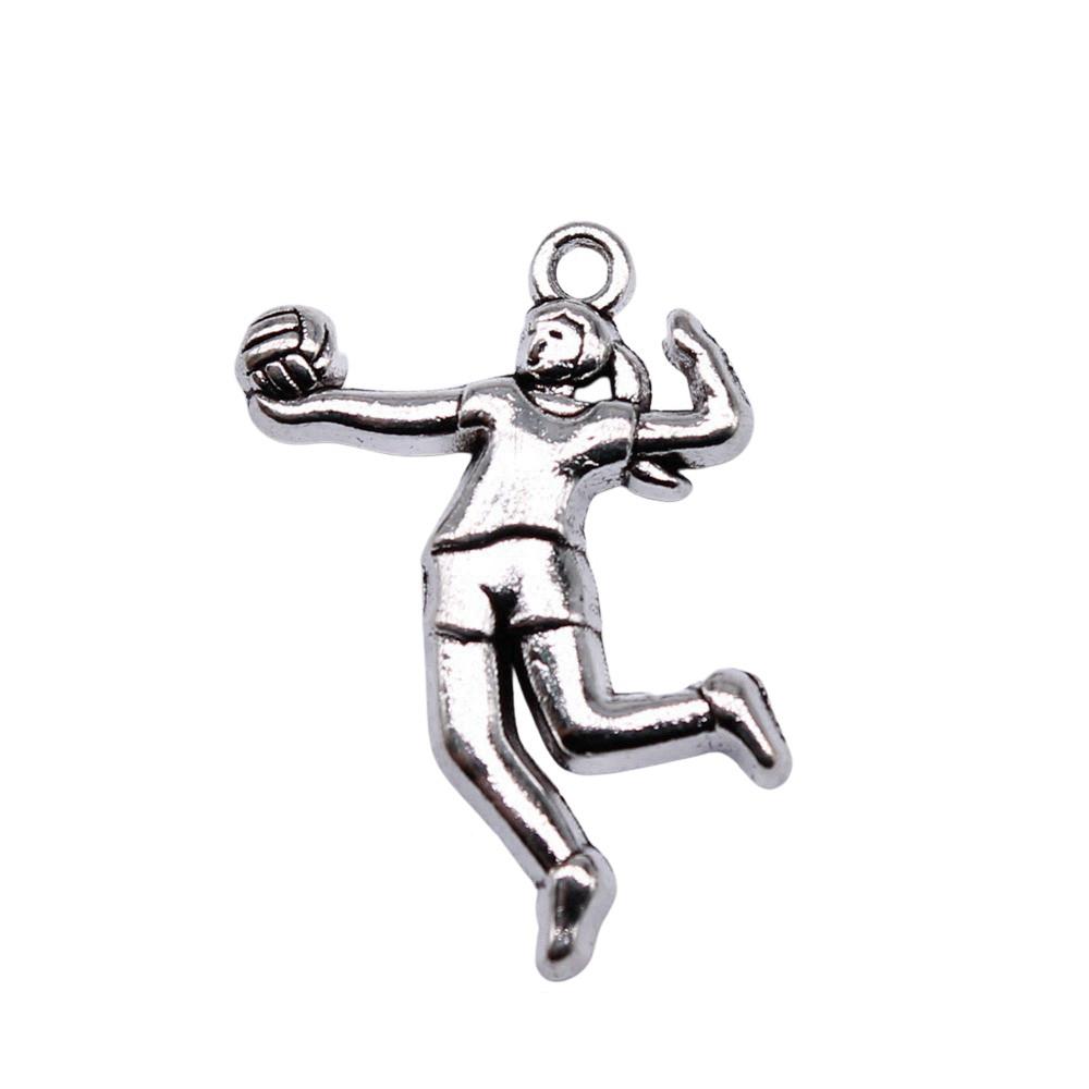 Weightlifter Charms Athletes Pendants For Fitness Gym Themed Jewelry Making