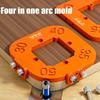Four In One Woodworking Corner Positioning Mold, 8MM Thickness, Suitable for Cutting, Trimming, and Grinding Furniture Edges
