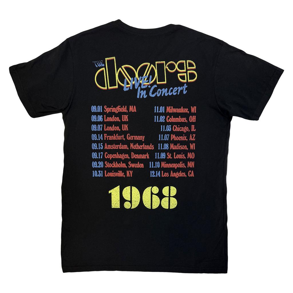 The Doors Unisex Adult Live In Concert Â´68 T-Shirt