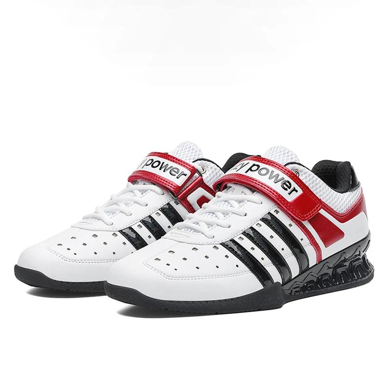 

Мужские профессиональные кроссовки для тяжелой атлетики, приседаний, становой тяги, нескользящие, для зала, удобные, высококачественные, для тренировок, пауэрлифтинга 37