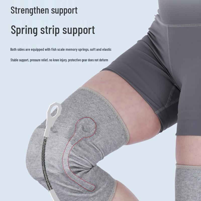Elastic Knee Pads for Sports: Anti-slip, Patella Compression, Leg Warmth, Protective Gear for Basketball, Running, and Mountaineering