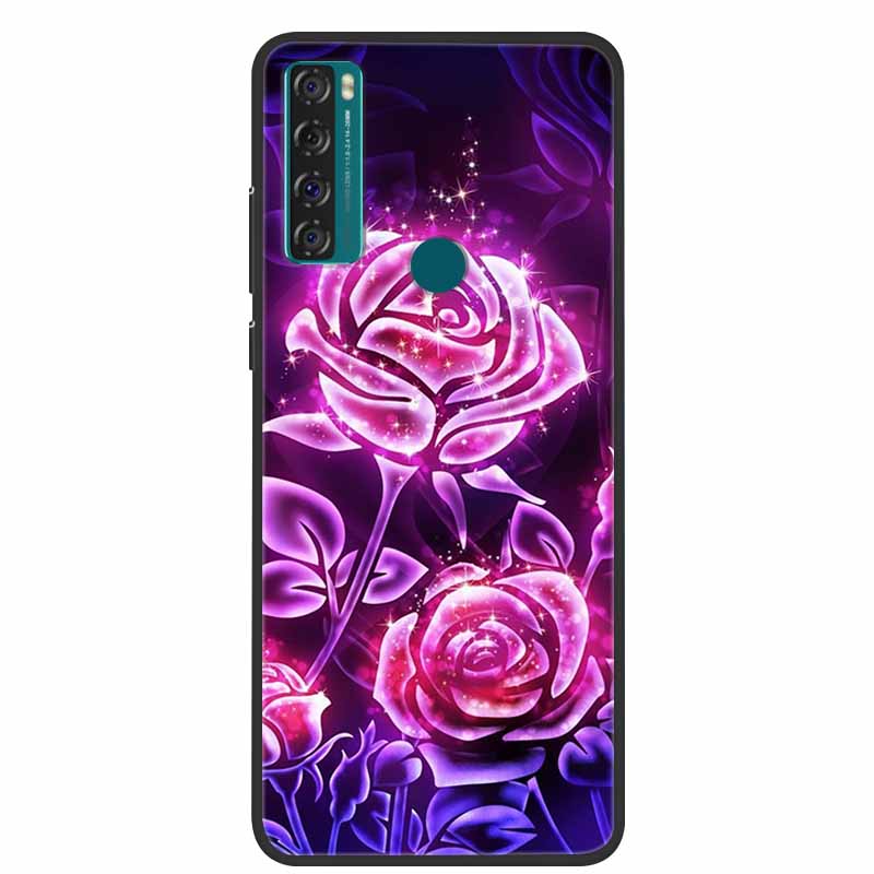 

Для TCL 20 SE чехол 205, мягкий силиконовый крутой мультяшный чехол для TCL 20B 6159K, задняя крышка для TCL 20 R 5G 20SE, модные чехлы из ТПУ TCL 20 R 5G