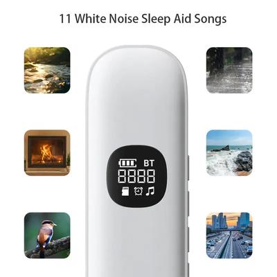 Under Pillow Bone Conduction Speaker Multifunction Stereo Deep Bass Bluetooth 5.3 Mini Speaker for Sleeping
