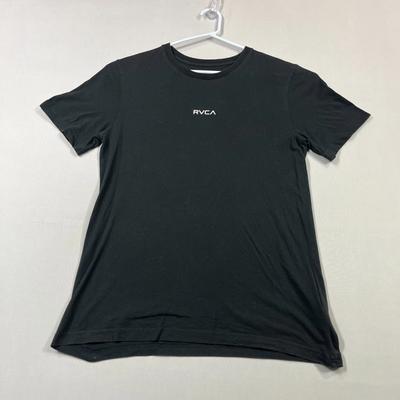 RVCA Schwarz Kurzarm Baumwolle Lässig Rundhals T-Shirt Herren Klein S