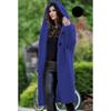 Neuer Damen-Cardigan mit Kapuze für Herbst und Winter, langärmliger Pullover, warm, große Größe, Pendler-Temperament, lange Damenbekleidung