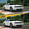 Front Bumper Lip Cover Trim Frame Bezel for 15+Dodge Challenger SXT Accessories