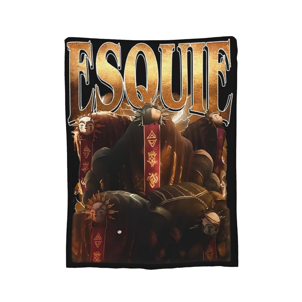 Esquie Clair Obscur Expedition 33 Tarot Card Blanket Fleece Printed   Warm Throw Blankets for Bedding Travel Bedding Throws