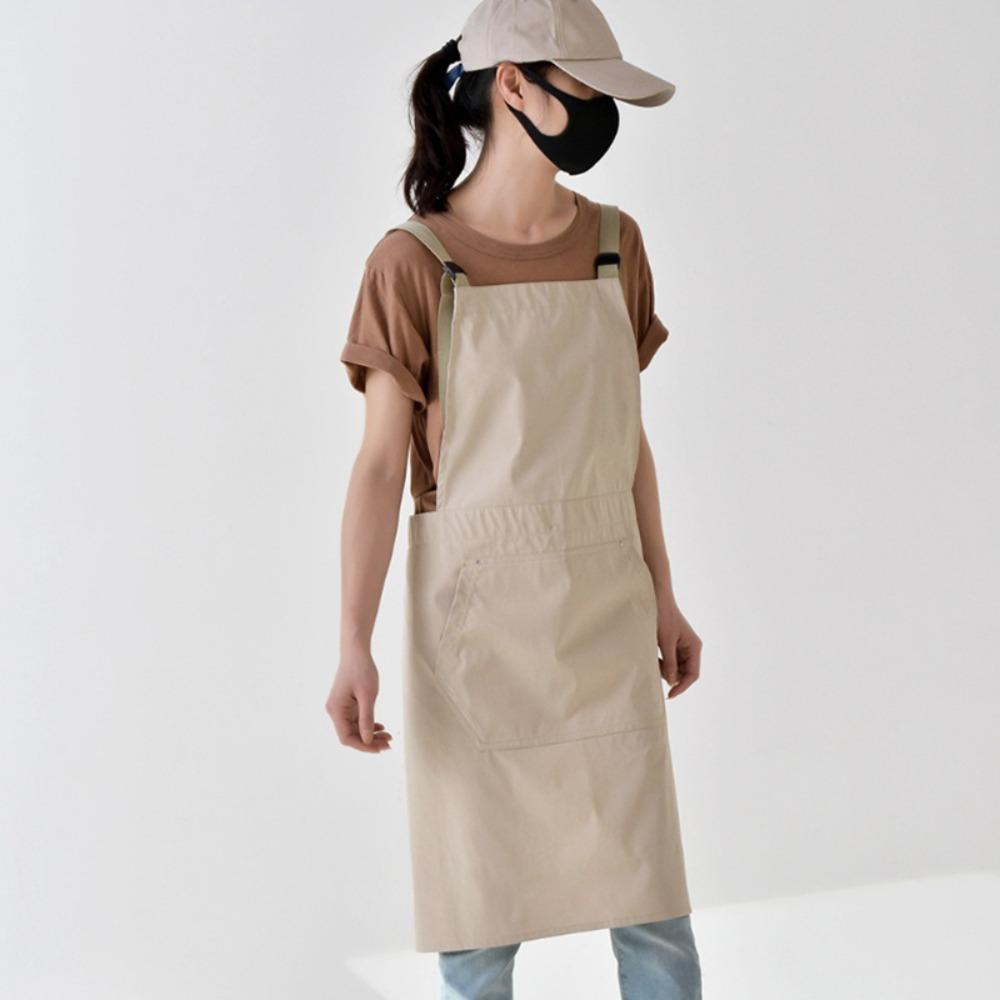 Durable Antifouling Kitchen Apron Waterproof Breathable Cooking Aprons Oilproof Wear-resistant Restaurant Uniform Household