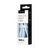 USB C - USB C Cable 100 W 1 M Silicone Blue Kruger&Matz Basic