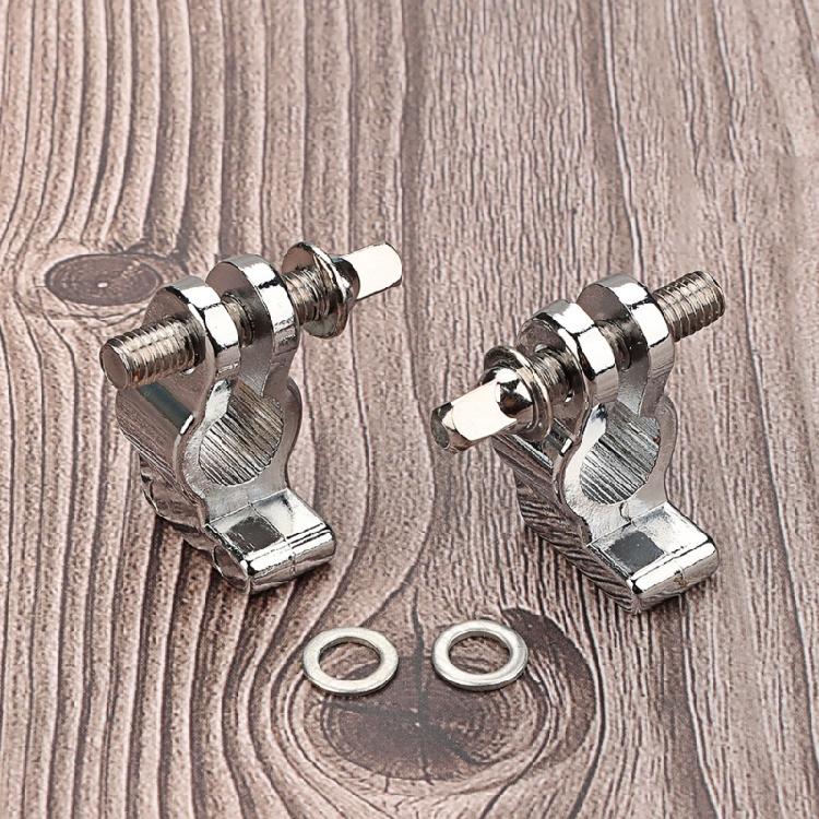 2Pcs Drum Clamp Connector Metal Clamp Drum Expansion Clip Drum Set Pipe Clamp Hardware Percussion Instrument Parts