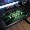 Celtic FC Thema Muster Mauspads, Fußball Logo Design XXL Gaming Schreibtischmatte Rutschfeste Computer-Mauspad