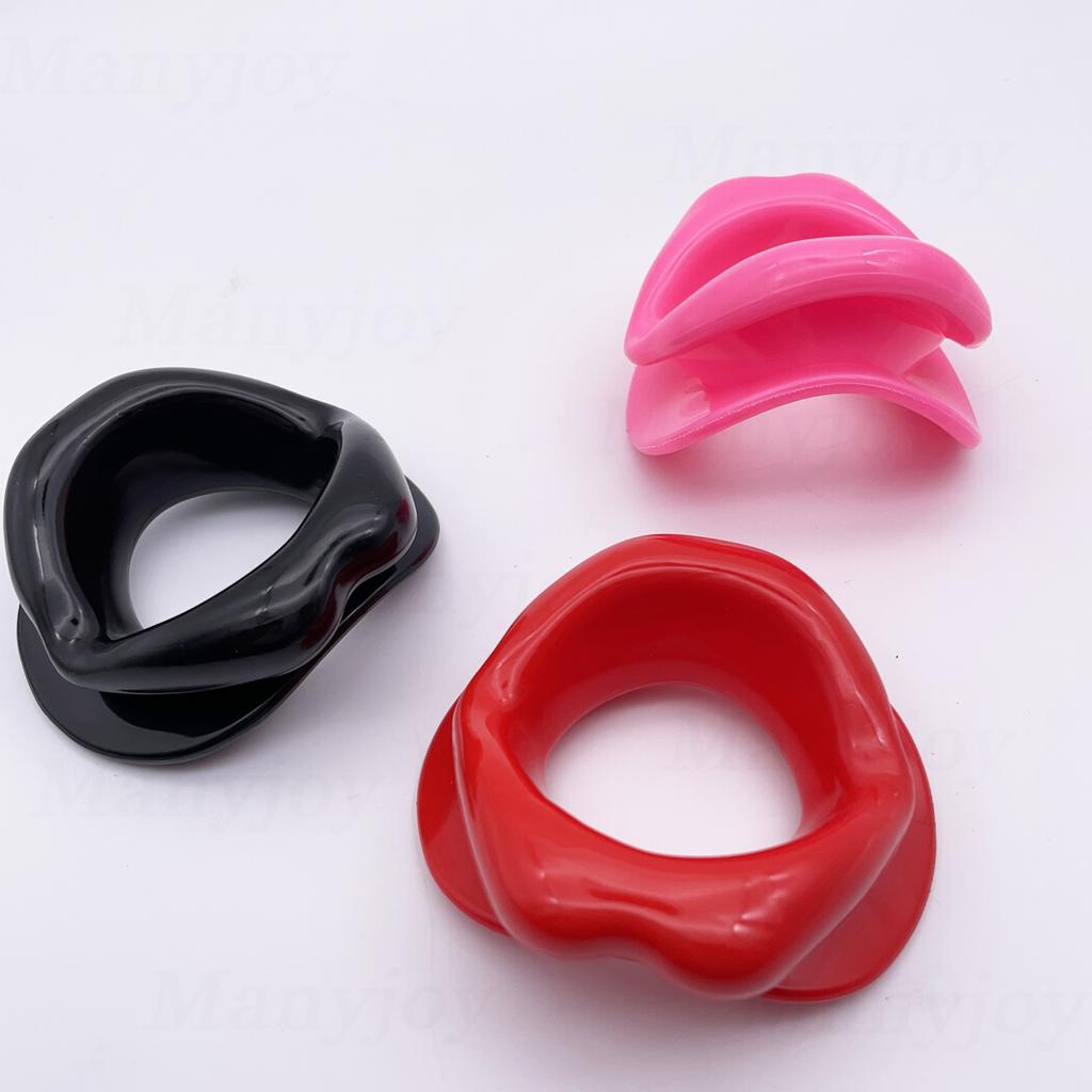 Sexy Lips Rubber Mouth Gag Open Fixation Mouth Stuffed Oral Toys Adult Games Sex Tool Toys O Ring Dilator Sex Toys for Couples